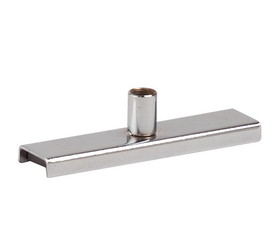 Econoco SC17 Patented Magnetized Clamp w/ 1/4&quot; and 3/8&quot; Fitting, 4"L; 1/4" and 3/8" Fitting, Chrome, Magnetic