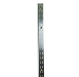 Econoco Heavy Weight 1/2 Slots On 1 Center Double Slotted Standards Satin Zinc