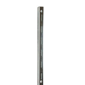 Econoco Heavy Weight Surface Mounted Slotted Standards 1 Slots On 2 Center Satin Zinc