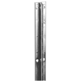 Econoco Recessed Slotted Standards For 5/8 Drywall 1/2 Slots On 1 Center Zinc