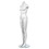 Econoco SYFL109 Female Legs w/ Glass Base, 72"H, 35"-25"-33-1/2", Shoe Size is 7-1/2", White, Price/Each