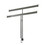 Econoco VM55-BT &quot;T&quot; Style Double Bar Rack Topper, Top is 27" long; adjusts every 3", Chrome, Price/Each