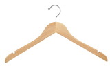 Econoco Wooden Wishbone Blouse Dress Hanger 17 Long
