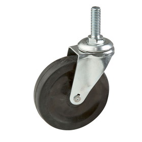 Econoco WHRCS Casters for RCS/1 &amp; RCS/2, Stem length is 1"; Stem diameter is 1/2", Industrial, Black