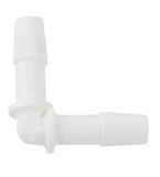 Ryan Herco 0711.015 Hose To Hose Elbow Connector Fitting , 0.250In I.D., Nylon