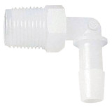 Ryan Herco 0711.153 Hose To Mpt Elbow Connector Fitting , 0.250In I.D. &Amp; 1/8In Thread, Nylon