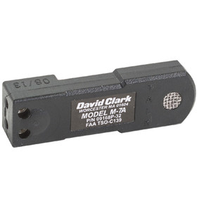 David Clark 09168P-33 Model M-7 Dc Headset Electret Microphone