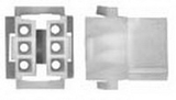 TE Connectivity 1 4802710 Commericial Mate-N-Lok Motor Mount Pin Housing , 6 Circuits
