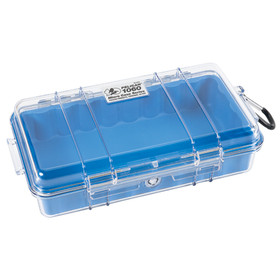 Pelican 1060-026-100 1060 Micro Case , Clear Case, Blue Liner