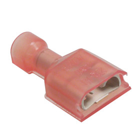 Tyco 2-520184-2 Ultra-Fast 250 Nylon Fully Insulated Receptacle, Red, 22-18AWG