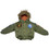Flightline 2007B-L Ma-1 Snorkel Flight Jacket , Sage Green, Hooded, Kids Large Size 6-7, Price/EA
