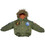 Flightline 2007T-L Ma-1 Snorkel Flight Jacket , Sage Green, Hooded, Toddler Large Size 4, Price/EA