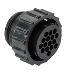 Te Connectivity 206037-1 Circular Connector/Female, 16 Position, Free Hanging Mount, Straight Angle, Threaded