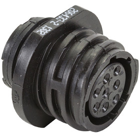 TE Connectivity 206433-2 Circular Connector/8 Position, Female, Shell Size 11, Free Hanging Mount, Ul 94 V-0 Flammability Rating