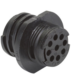 TE Connectivity 2064862 Circular Connector/9 Position, Male, Shell Size 11, Free Hanging Mount, Ul 94 V-0 Flammability Rating