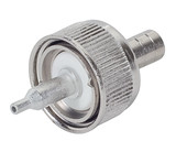 TE Connectivity 226279-1 Uhf Connector/Male, Plug, 500 Mhz, Crimp, Straight, Nickel. For Use With Rg-58, Rg-58A, Rg-58B, Rg-58C.