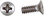 Bild Industries MS24693C26 Phillips Flat Head Screw/Stainless Steel, 6-32, 3/8, Price/EA