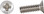 Bild Industries MS24693C4 Phillips Flat Head Screw/Stainless Steel, 4-40, 3/8, Price/EA