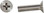 Bild Industries MS24693C51 Phillips Flat Head Screw/Stainless Steel, 8-32, 5/8, Price/EA