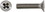 Bild Industries MS24693C6 Phillips Flat Head Screw/Stainless Steel, 4-40, 1/2, Price/EA