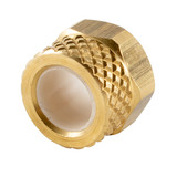 Seal Plastics 261P04 Poly-Type Brass Nut &Amp; Sleeve Assembly , Fits 1/4In Tubing