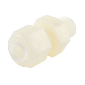 Seal Plastics 268N06X04 NYLO-Seal Male Connector, Fits 3/8in Tubing, 1/4in Pipe Thread