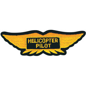 Apollo Emblem 3086 Patch/Helicopter Pilot Wings