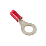 TE Connectivity 31894 Pidg #1/4 Nylon Ring Terminal , 22 - 16 Awg, Red, 0.469