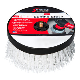 Shurhold 3205 Stiff Buffing Brush, White