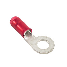 TE Connectivity 324011 PIDG #6 Nylon Off-set Ring Terminal, 22 - 16 AWG, Red