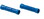 TE Connectivity 34071 Butt Splice/Female, Insulated, Blue, Tin Plating, Copper Material, Vinyl Insulation, Straight Angle, Wire Mount, 300 Vac, Price/EA