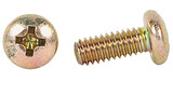 Bild Industries MS35206-216 Phillips Pan Head Screw/Carbon Steel, Cadmium Plated, 4-40, 7/16