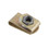 Big Industries 3D0039-3 CLIP NUT/Yellow, Price/each