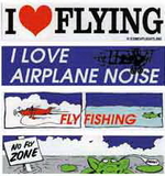 Designer Decal No Fly Zone/Bumper Sticker