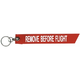 Born Aviation KC-ERM Key Chain , "Remove Before Flight" Embroidered Flag