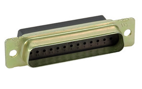 TE Connectivity 52052081 D Connector/25 Position, Male, Crimp Termination, 2 Rows, 3 (B) Shell Size, Wire Mount. Rohs Compliant.
