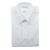 Van Heusen 13V5003 Aviator Dress Shirt , Men'S, Size 18, White, Short Sleeve