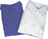 Van Heusen 57-554-17 Mens Aviator Style Shirt/Short Sleeve/White/Size 17/Tall