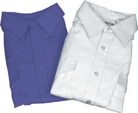 Van Heusen 57-554-17 Mens Aviator Style Shirt/Short Sleeve/White/Size 17/Tall