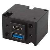 True Blue Power 6430202-11 TA202 High Power USB Charging Port, USB-A & USB-C Lighted Connectors, Rear Power Connector