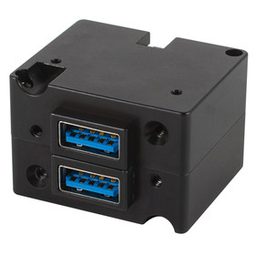 True Blue Power 6430202-5 TA202 High Power USB Charging Port, Dual USB-A Connectors, Rear Power Connector