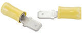 TE Connectivity 66025-2 Pidg Quick Disconnect Tab , Series 250, 12 - 10 Awg, Male Straight Mount