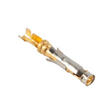Te Connectivity 66105-1 Crimp Socket/Female, 24-20 Gauge Wire, Gold/Nickel Finish.  For Use With Metrimate, Grounding Blocks And Cpc Series 1 Connectors