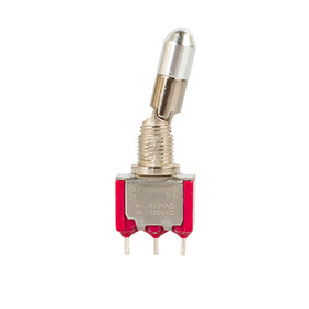C & K Components 7101K2ZQE 7000 Series Miniature Toggle Switch , Locking, Spdt, On-On
