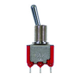 C & K Components 7103SH3ZQE Toggle Switch/Spdt (Single Pole Double Throw), On-Off-On, Hole Mount, Silver Plating, Epoxy Terminal Seal.