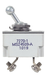 Klixon 7270-1-10 7270-1 Series Circuit Breaker , 10 Amp Rating, Toggle Actuator