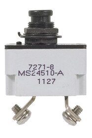 Klixon 7271-8-30 7271-8 Series Circuit Breaker , 30 Amp Rating, Push Button