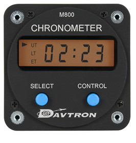 Davtron 1043-800-14V-BAT Chronometer/Digital Clock With Aa Memory Battery Holder And 14V Lighting. Displays Universal Time, Local Time, And Elapsed Time. 2 1/4 Internal Mount, 2-Button Control.