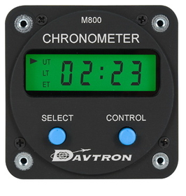 Davtron 800-28V-NVG-BAT M800 Series Digital Clock , 28V Nvis Green A Lighting, Keep-Alive Memory Battery, Black