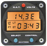 Davtron 803-14V M803 Digital Clock Chronometer, O.A.T., Voltage Gauge , 14V Orange Lighting